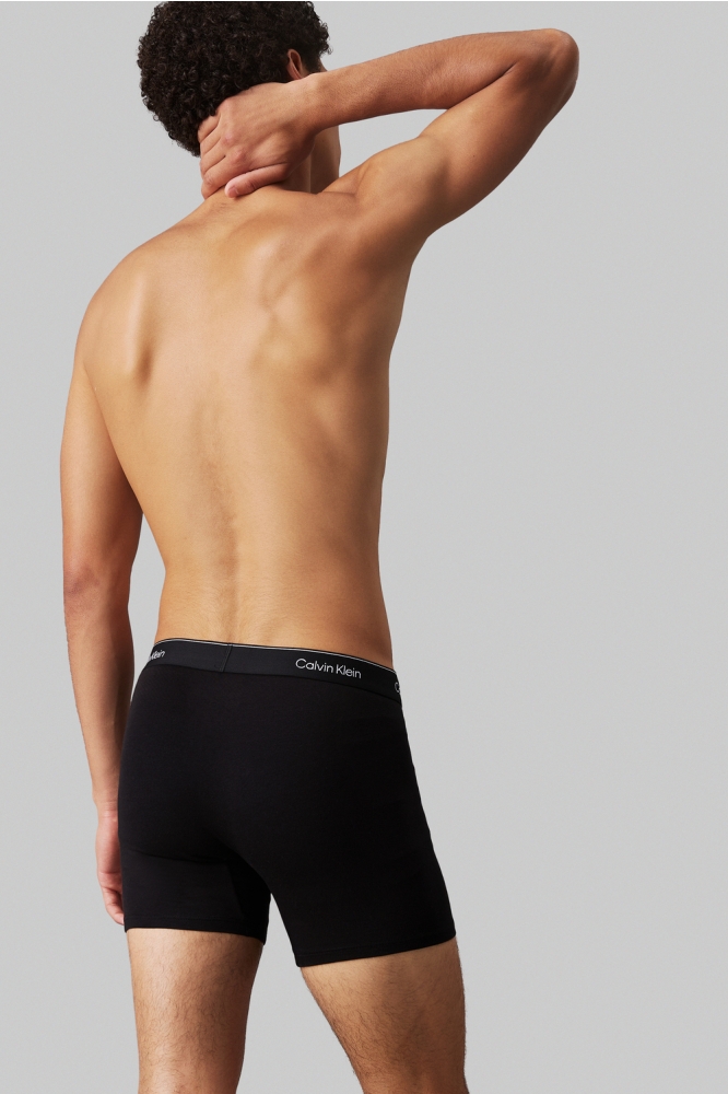 BOXER BRIEF 3PK 000NB3964A BLACK W/BLACK WB